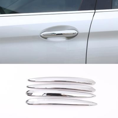 4Pcs ABS Chrome Polnischen Auto Türgriff Streifen Trim Für B + W 5 Serie G30 530li 2018 Für B + W X4 G02 2018 Auto Zubehör