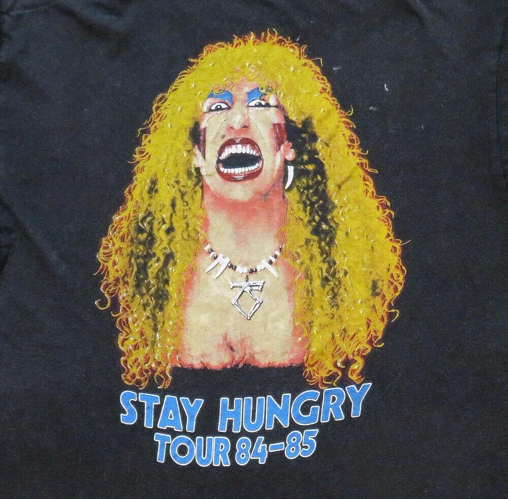 Twisted Sister Stay Hungry Tour Concert  Black Men S-234XL  D066 Unisex T-Shirt M