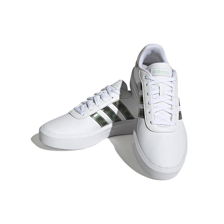 Adidas Neo Court Platform 'White Green' Women's HP9434