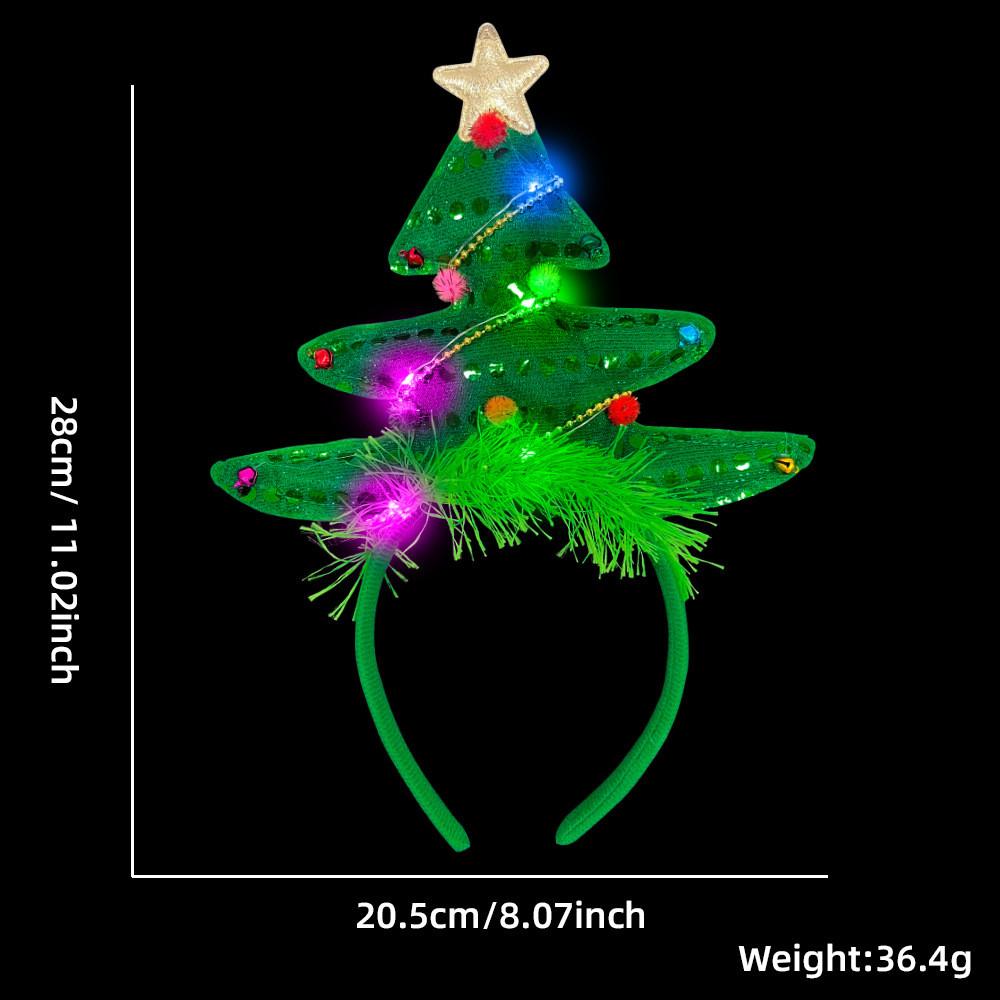 Colorful Headbands Christmas For Festive Parties With Santa And Tree Motifs For Ages All