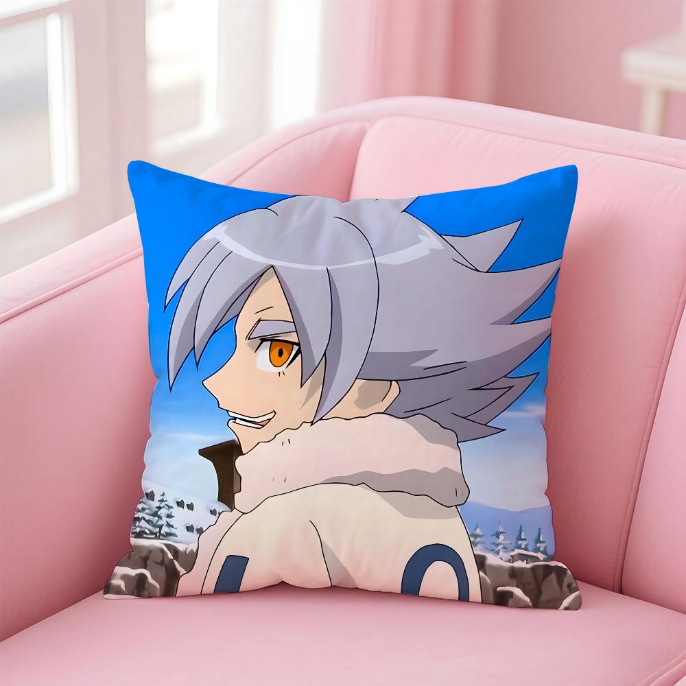 

AllergyFriendly Anime Pillow Case Axel Blaze Print with AntiDustmite Invisible Zipper for Sensitive Skin and Sofa Use 45cmx45cm
