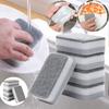 5-50PCS Double-sided Cleaning Spongs Scouring Pad Kitchen Wipe Dishwashing Sponge Cloth Dish Cleaning Sponge