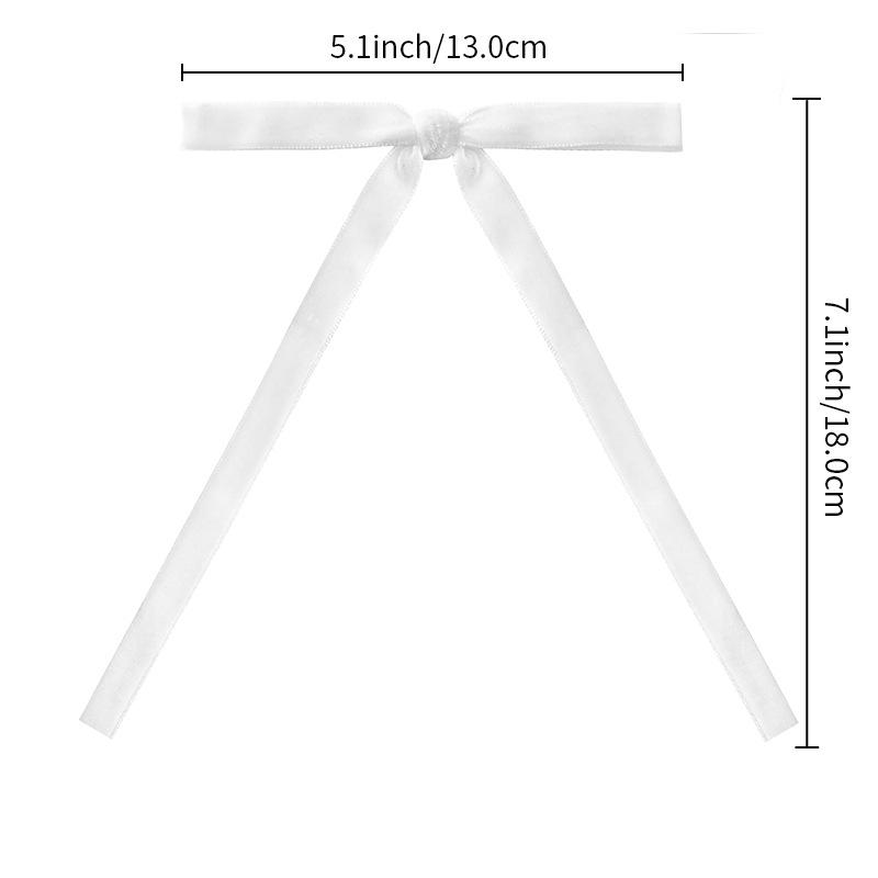 12Pcs Velvet Christmas Bows Rustic Velvet Ribbon Bows Xmas Wreath Gift Bows Decoration For Wedding Holiday Tree Decoration