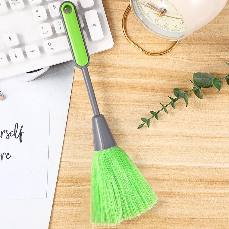 Plastic Long-Handle Multifunction Feather Duster with Round Head