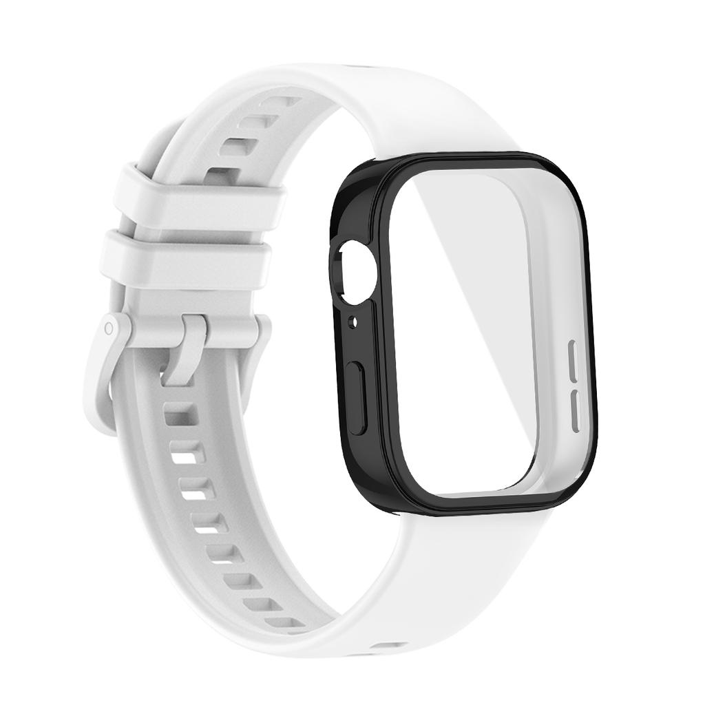 Für Huawei Watch Fit 3 Armband Weiches Silikon Sportuhrband + TPU Weiche Hülle Atmungsaktives Smartwatch Armband Für Huawei Fit3 Correa