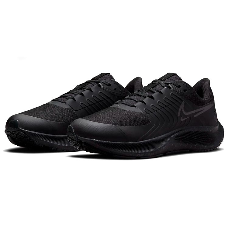 Nike Wmns Air Zoom Pegasus 38 Shield Black Metallic Dark Grey Women's Running Shoes DC4074-002