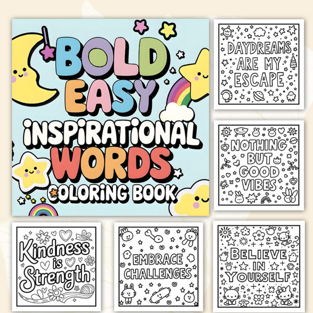 

Обучающая книга для рисования акварелью, расслабляющая книга-раскраска, жутко милая раскраска, детский подарок style C