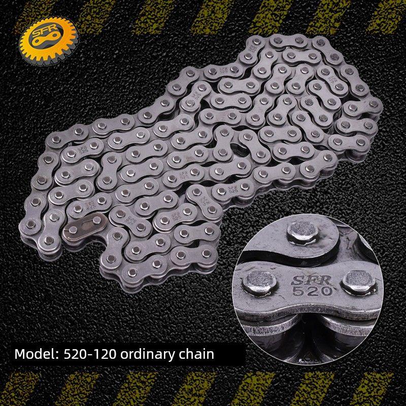 

Suitable for Ktm125 200 250 300 450sxf 525exc Large and Small Teeth Sprocket Set Chain Tooth Plate Restoration SFR Shunfeng ordinary chain(520-120L)