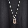Skateboard Men Jewelry Hip Hop Punk Stainless Steel Necklace Letter Couple Necklace Cross Pendant