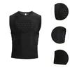 Men's Compression Shirt with Chest Protection for Sports Activities