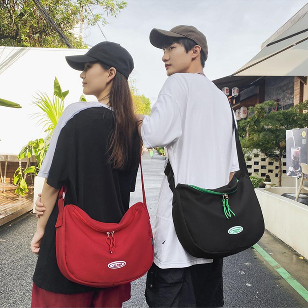 Trendy Crossbody Bag for Women Lightweight Canvas Shoulder Bags for Sports and Everyday Essential