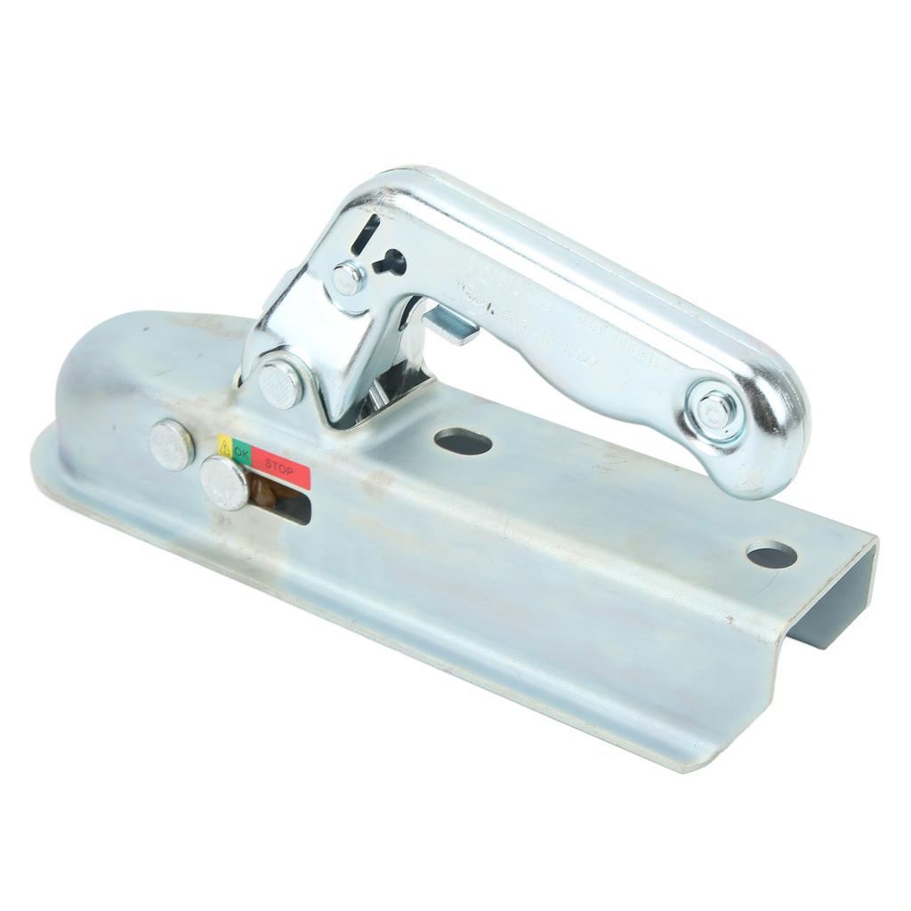 2in Straight Tongue Trailer Coupler 800KG Capacity Steel Construction for RV Boat Camper