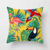 Summer Decor Pillow Cushion Cover Palm Leaf Green Home Decor Pillow Cover Tropical Plant Cactus Monstera