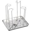 Wahei Freiz Glass Stand, Holds 4 Glasses, Folds Down for Compact Storage When Not In Use, SUI Gut SUI-6084