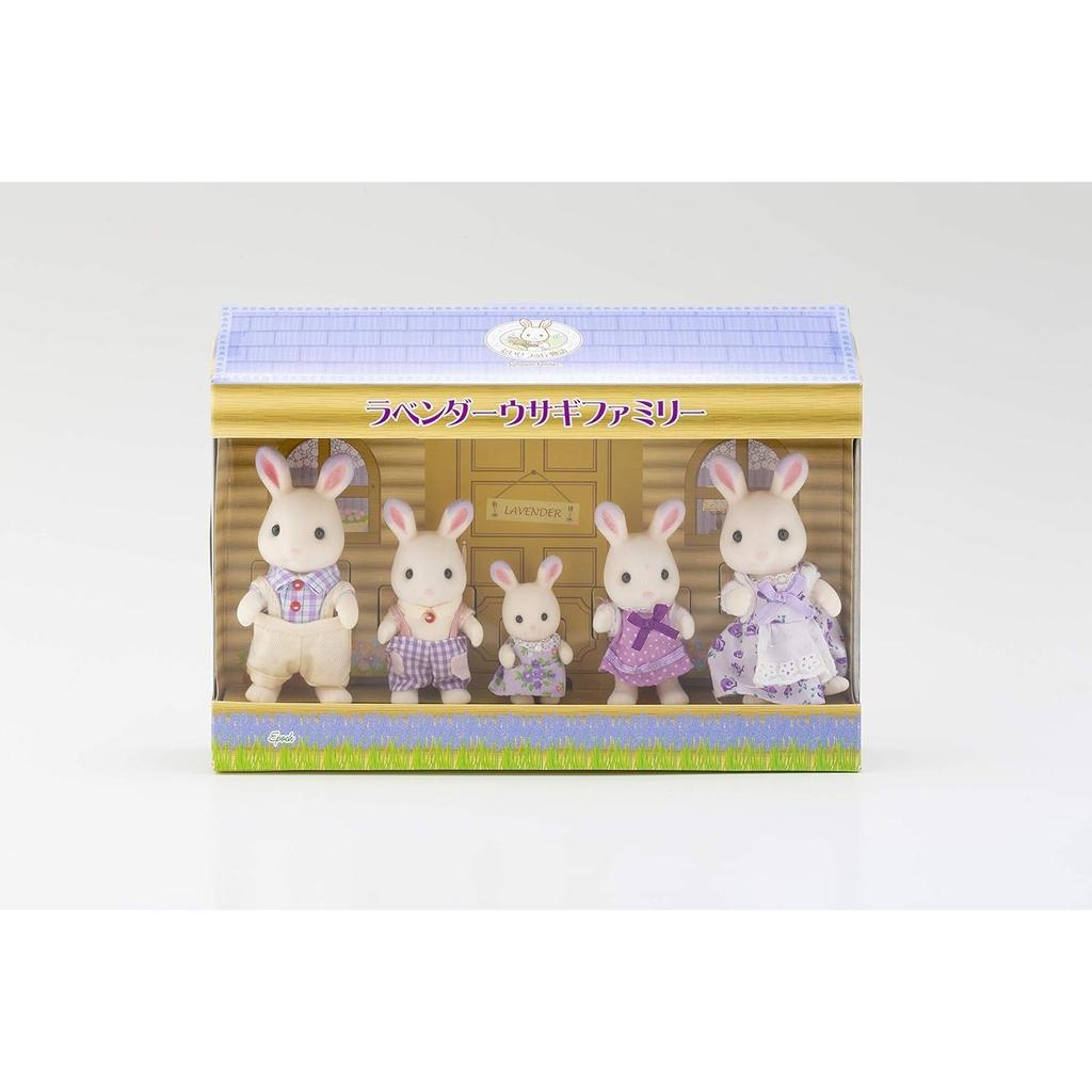 Sylvanian Families Lavender Rabbit Family