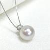 Sterling Silver Princess Pearl Necklace - Light Luxury Clavicle Chain with Single Pearl