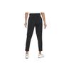 Nike Dri Fit Uni Logo Gerades Bein Hohe Taille Freizeithose Damen Hose Schwarz DO6785-010