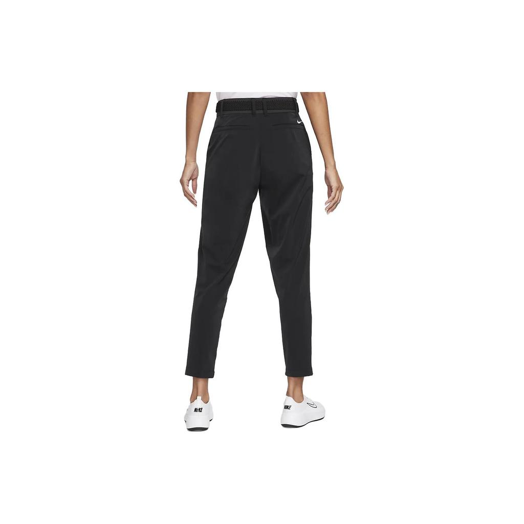 Nike Dri Fit Uni Logo Gerades Bein Hohe Taille Freizeithose Damen Hose Schwarz DO6785-010