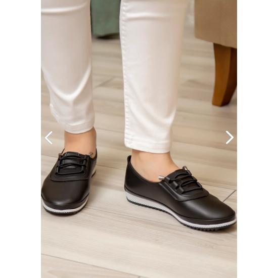 Ortopedik Günlük Yumuşak Kadın Cilt Ipli Babet Ayakkabı Yaz Sezonu Trend Moda