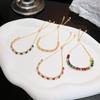 Bracciale Regolabile Colorato con Zirconi 2024: Gioielli alla moda, versatili ed eleganti per un look leggero e personalizzato