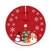 90CM Santa Claus Xmas Tree Bottom Decorative Snowman Elk Xmas Tree Carpet  New Year