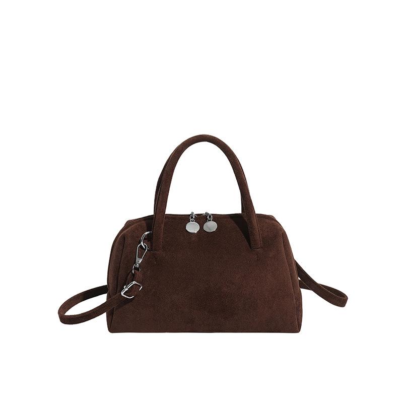 Bolsa Feminina Portátil, Bolsa de Boliche de Nicho, Grande Capacidade, Bolsa Boston Feminina Moderna e Simples