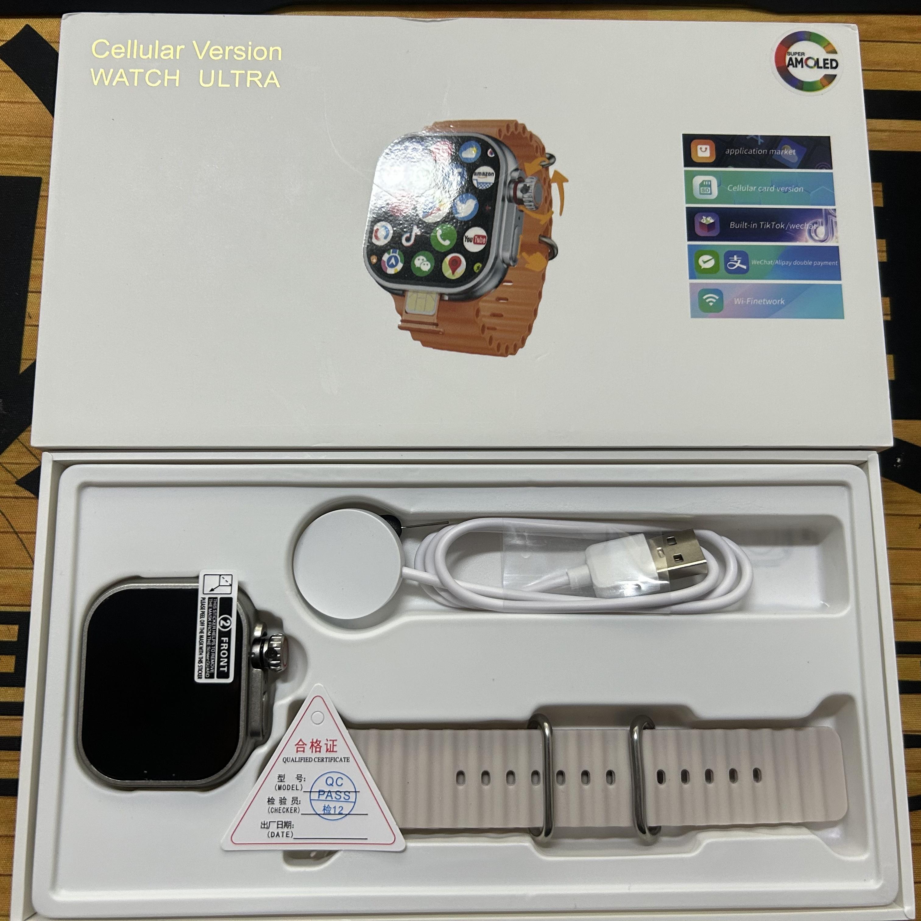 

CD12 S11 Ultra 3 Умные часы 4G 5G 2,26 дюйма Amoled Android 12.0 Умные часы с поворотной камерой, компасом, GPS, WIFI, батарея 2080 мАч 4GB 32GB серебряный серый