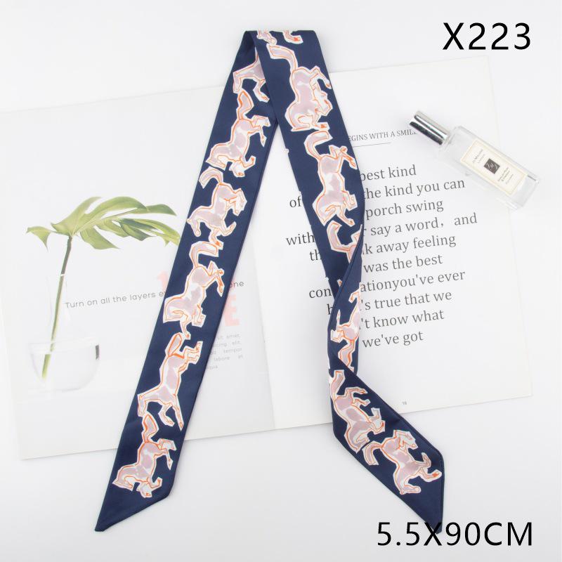 Versatile Vintage Silk Scarf: Hair Tie, Headband, Bag Accessory