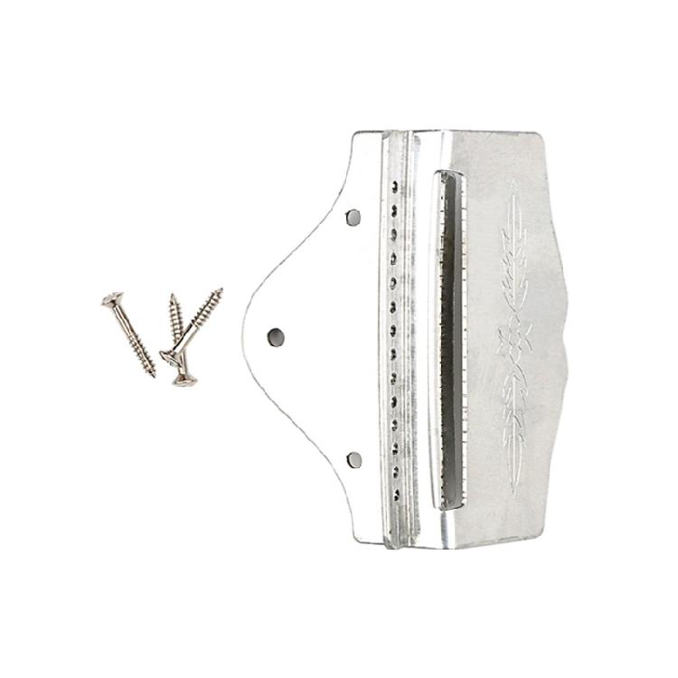 14 Strings Metal Mandolin Tailpiece with Mounting Screws Replacement Parts