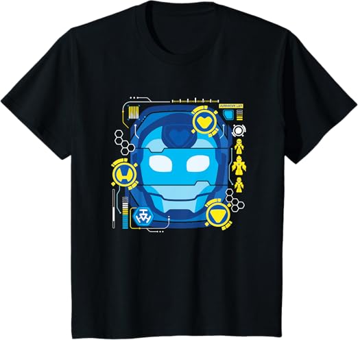 Marvel Iron Man and His Awesome Friends Combo Helmet Kids T-Shirt 100