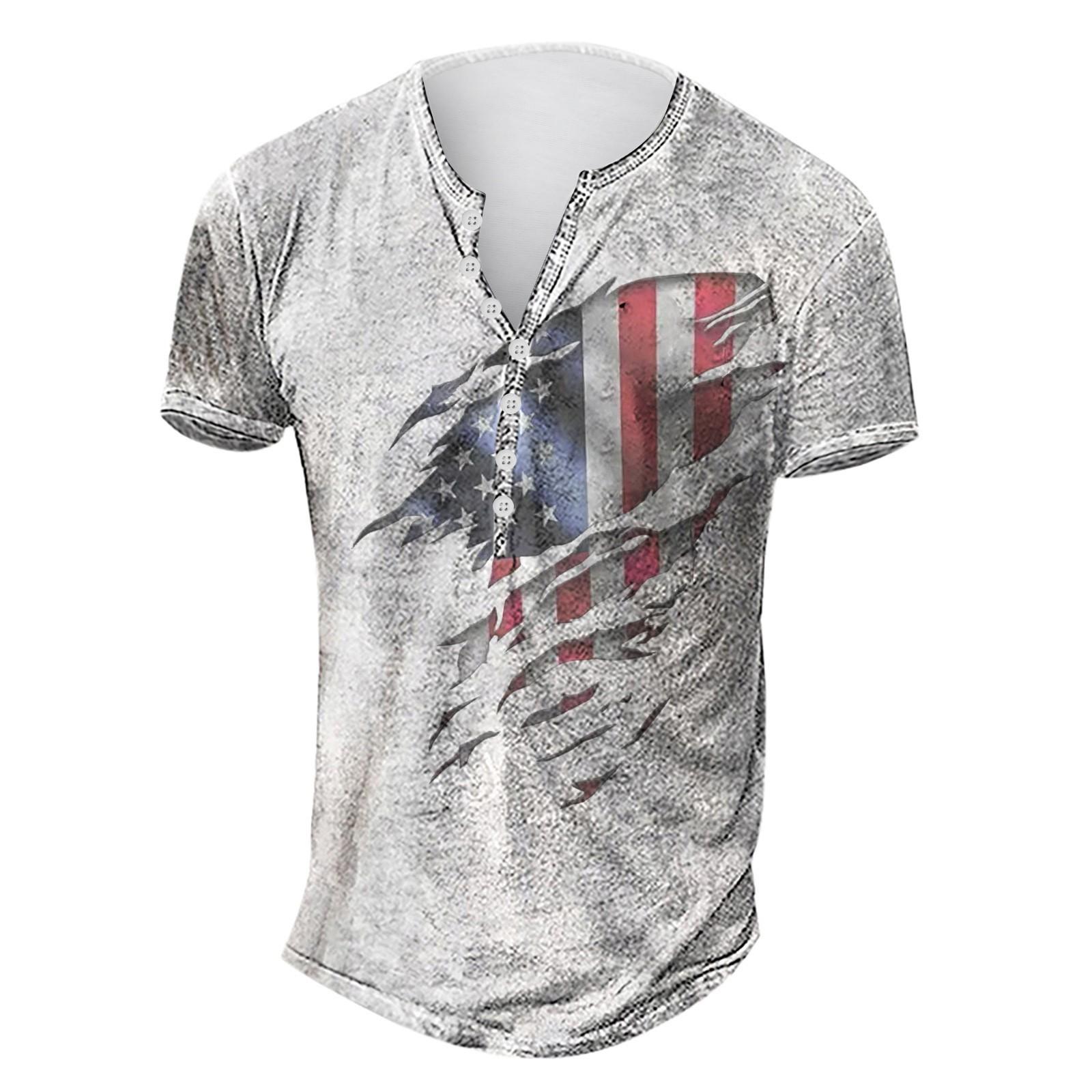 

Мужская модная футболка с коротким рукавом и вышивкой с коротким рукавом и принтом на весну и лето XXXXXL белый