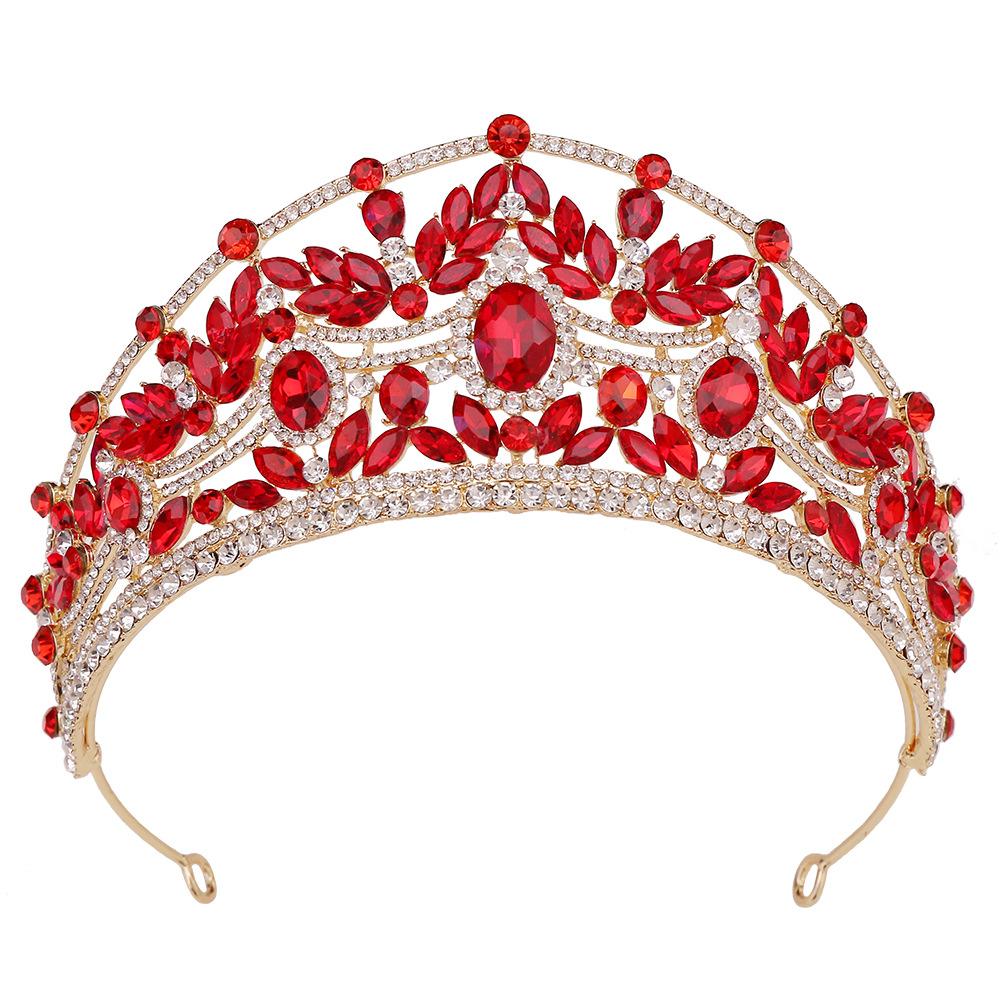New Luxury Bridal Crown Royal Rhinestone Wedding Hair Accessories Wedding Headwear Direct Supply