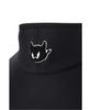 WAAC Women Ribbon Wide Visor Wgrcx26112Bkx