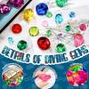 Lurrose Acrylic Gem Toy Set of 120, 20mm Diamond Gem Scooping Game, Acrylic Ice, Summer Pool Play, Water Play, Diving, Treasure Hunt, Kids' Prizes,