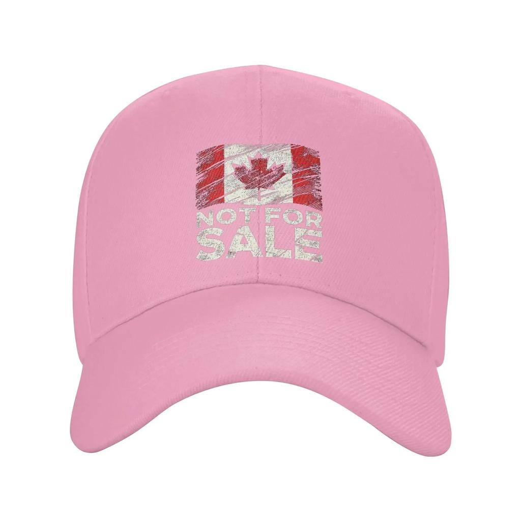 Canada is Not For Sale Sun Baseball Cap Flag Design Summer Design Print Trucker Hat For Unisex-Teens Kpop Rock Hats