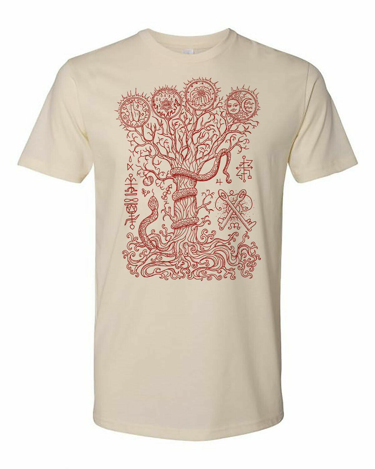 Cottage Cult Clothing Tee T Shirt Occult Goth Witch Magic Tree Of Life XXXXL