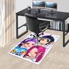 1pc Chibi Characters Celebration Carpet Rug for Bedroom Living Room Decor Sofa Home Game Area Rug Non-slip Floor Mat. D722019