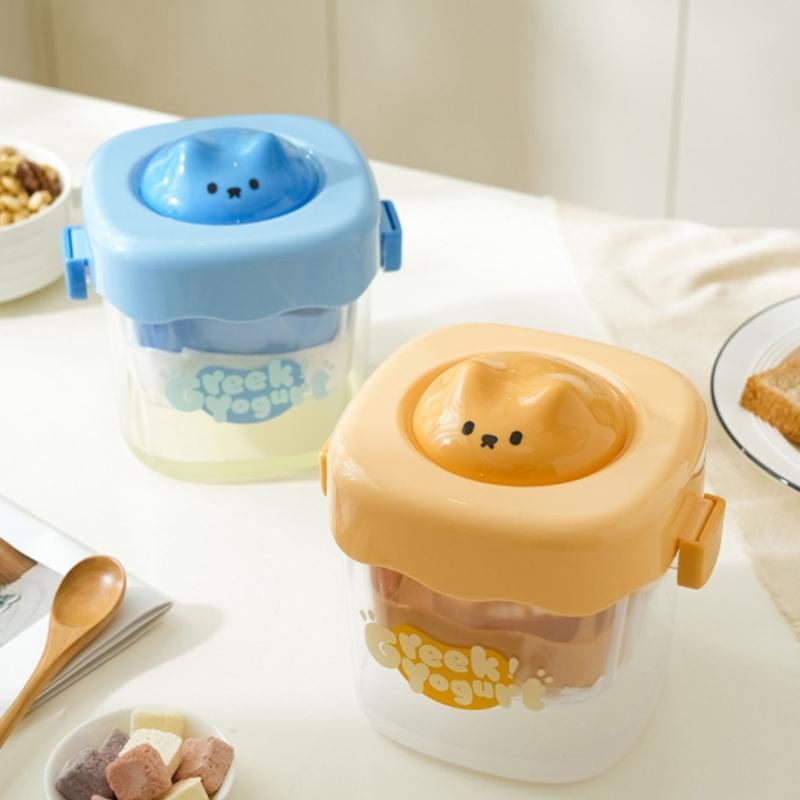 Multifunkční nástroj na cezení jogurtu pro snadné oddělení syrovátky a hladkou texturu domácího jogurtu