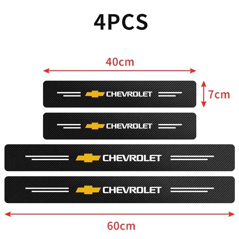 

4PCS Car Refit Door Protector Anti Scratch Tape Trunk Sill Scuff Door Edge Stickers For Chevrolet Lacetti Camaro Niva Onix Cruze