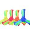 Boomerang Glow-in-the-dark Frisbee, Soft and Luminous Boomerang for Kids, Outdoor Toy for Boys