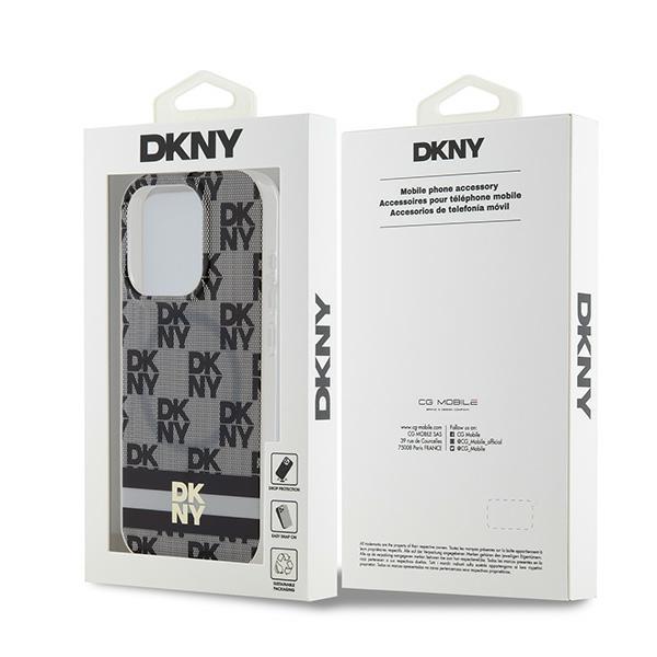 Dkny Dkhmp14Lhcptsk Iphone 14 Pro6.1 Czarny/Black Hardcase Iml Wzór Szachownicy Mono & Drukowane Paski Magsafe