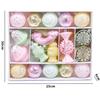 Holiday Season Decoration Colorful Ornament Set Vibrant Decorations Indoor Outdoor Use Various Decorative Styles