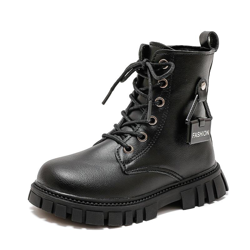 Autumn Girls High-top Leather Boots Princess Bags Decoration Autumn Boots