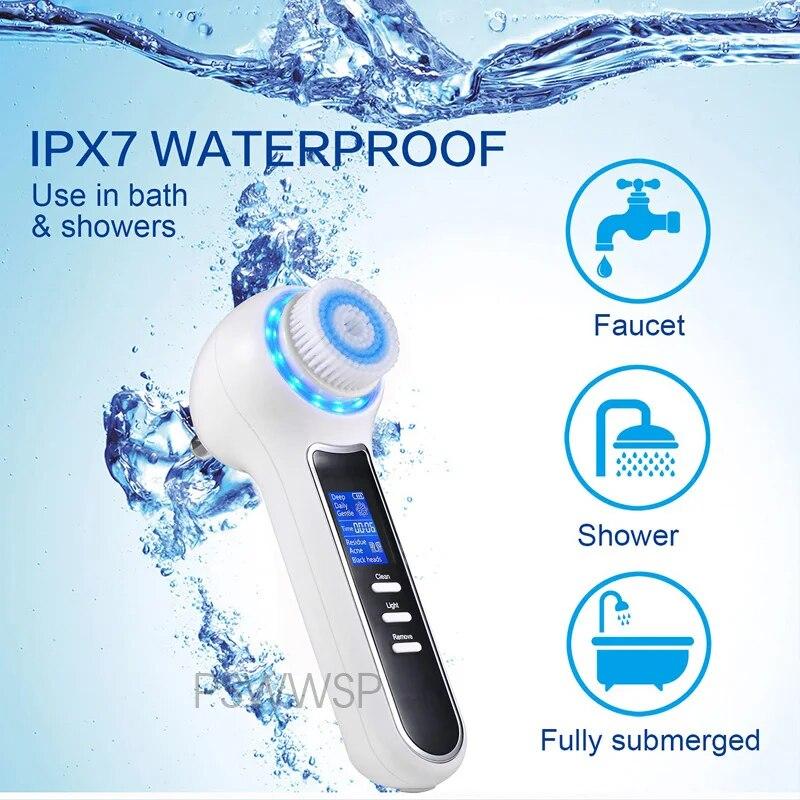 Electric Facial Cleansing Brush Blackhead Remover Pore Vacuum Cleaner Deep Cleaning Face Care Black Head Removal Machine