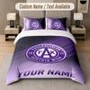 Austria Wien FC Design Bedding Set Custom Text 1 Duvet Cover & 2 Pillow Cases