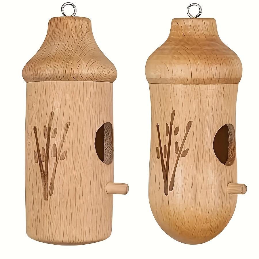 Hummingbird House Outdoor, Wooden Hummingbird House - Resistant Outdoor Garden Nesting Box for Attracting Beautiful Hummingbirds - Bird Cage Category