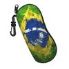 Cute Cartoon Glasses Case Brasil Flag Merchandise Box Glasses Protector Cartoon Glasses Box