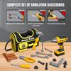 Non-Toxic Kids Toolbox Kit Simulation Repair Tools Diy Toy Drill Plastic Game Learn Engineering Puzzle Educational Toys Gifts For Children