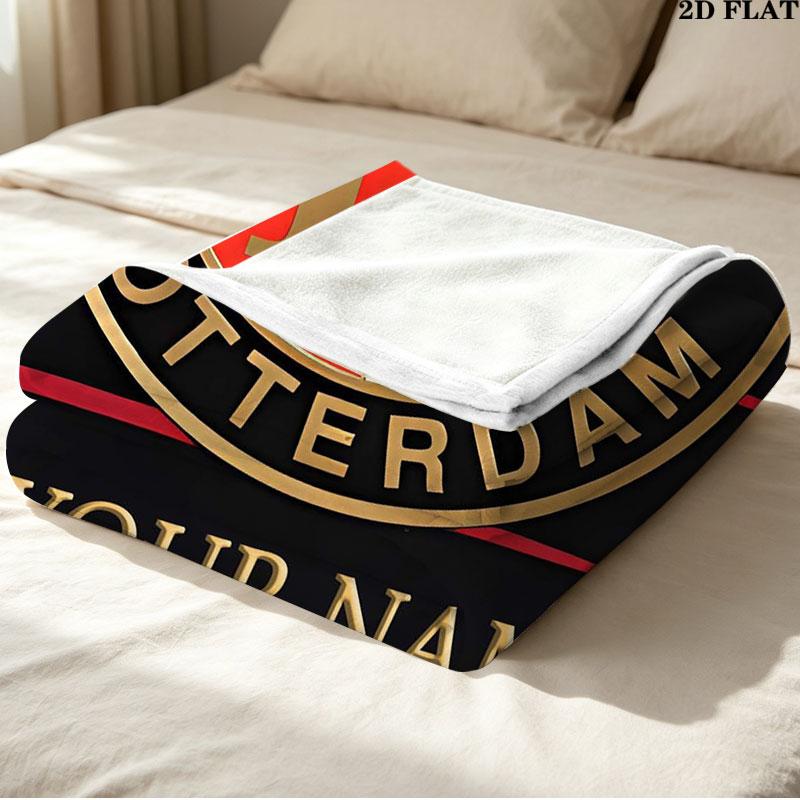 Custom Feyenoord Blanket, High quality Comfortable for All Seasons, Home Decor, Warmth and Comfort