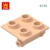 Non-Toxic 210Pcs/Lot 6134 Hinge 2 X 2 Top Block Moc Color Accessories Compatible With Brick Diy Children'S Toy Assembly Parts